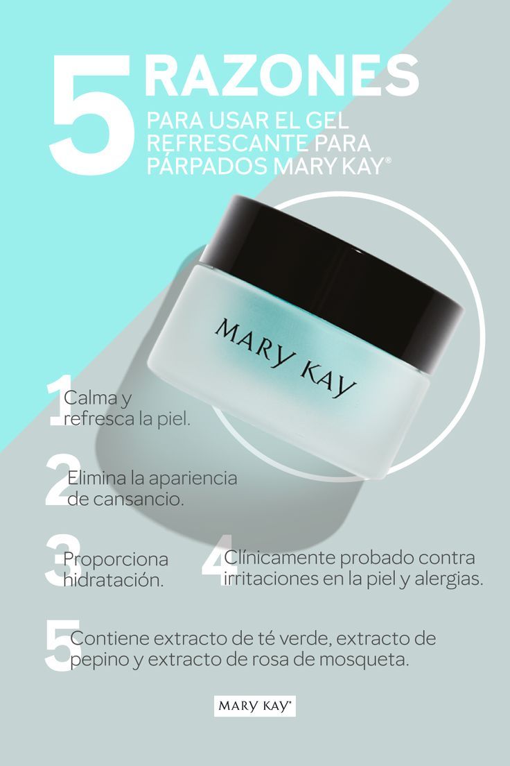 Gel refrescante para parpados