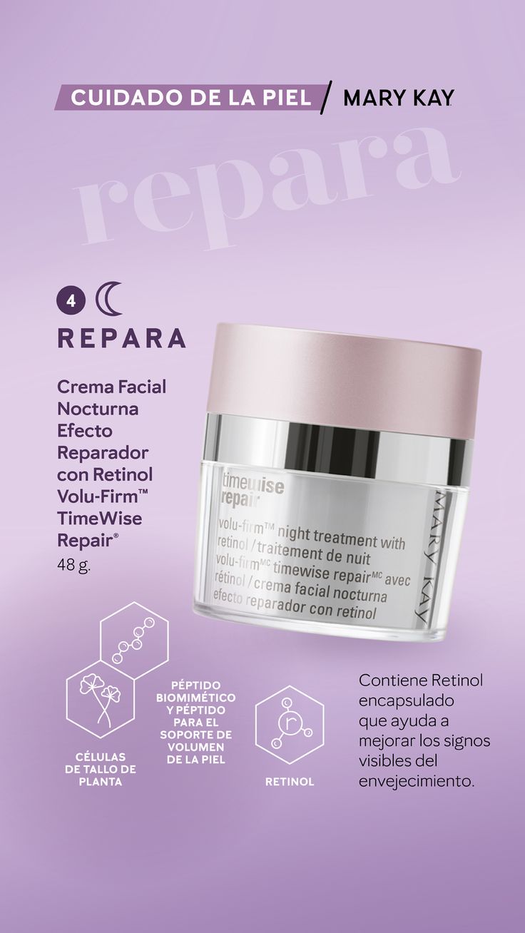 Crema Facial Nocturna Efecto Reparador